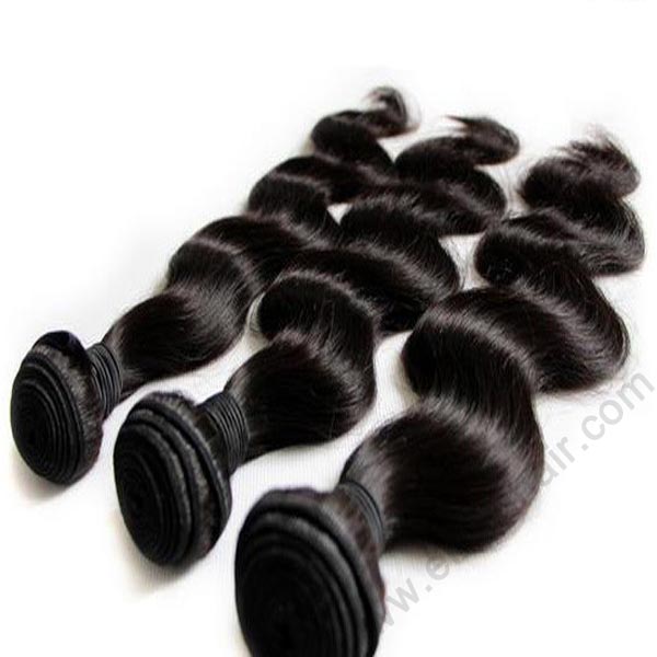 Natural black Indian remy hair LJ128